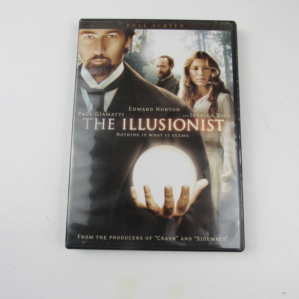 The Illusionist‎ DVD Full Screen Edition Edward Norton Jessica Biel